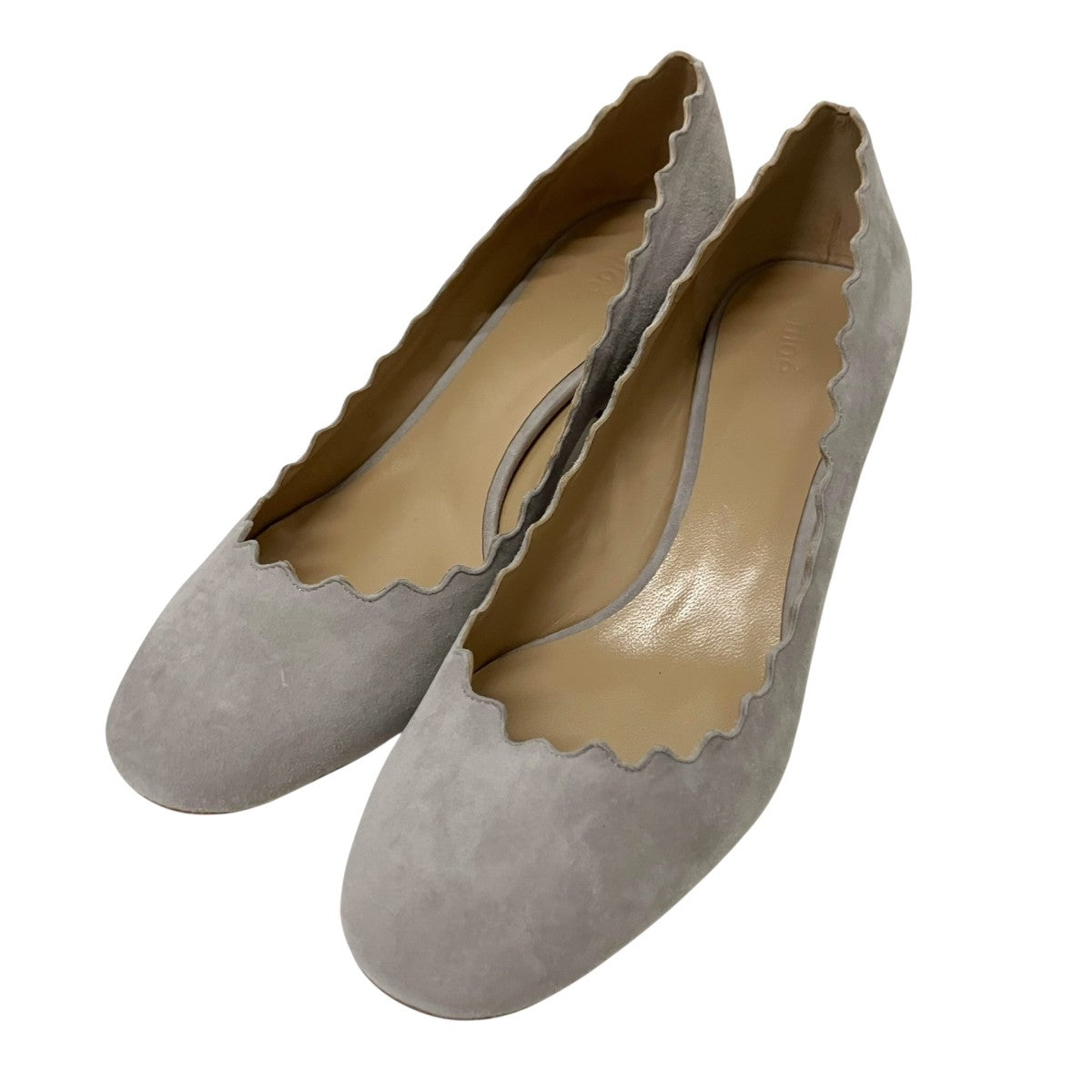 Chloe LAURENチャンキーヒールパンプスCH26230 古着・中古-1枚目のアイテム画像