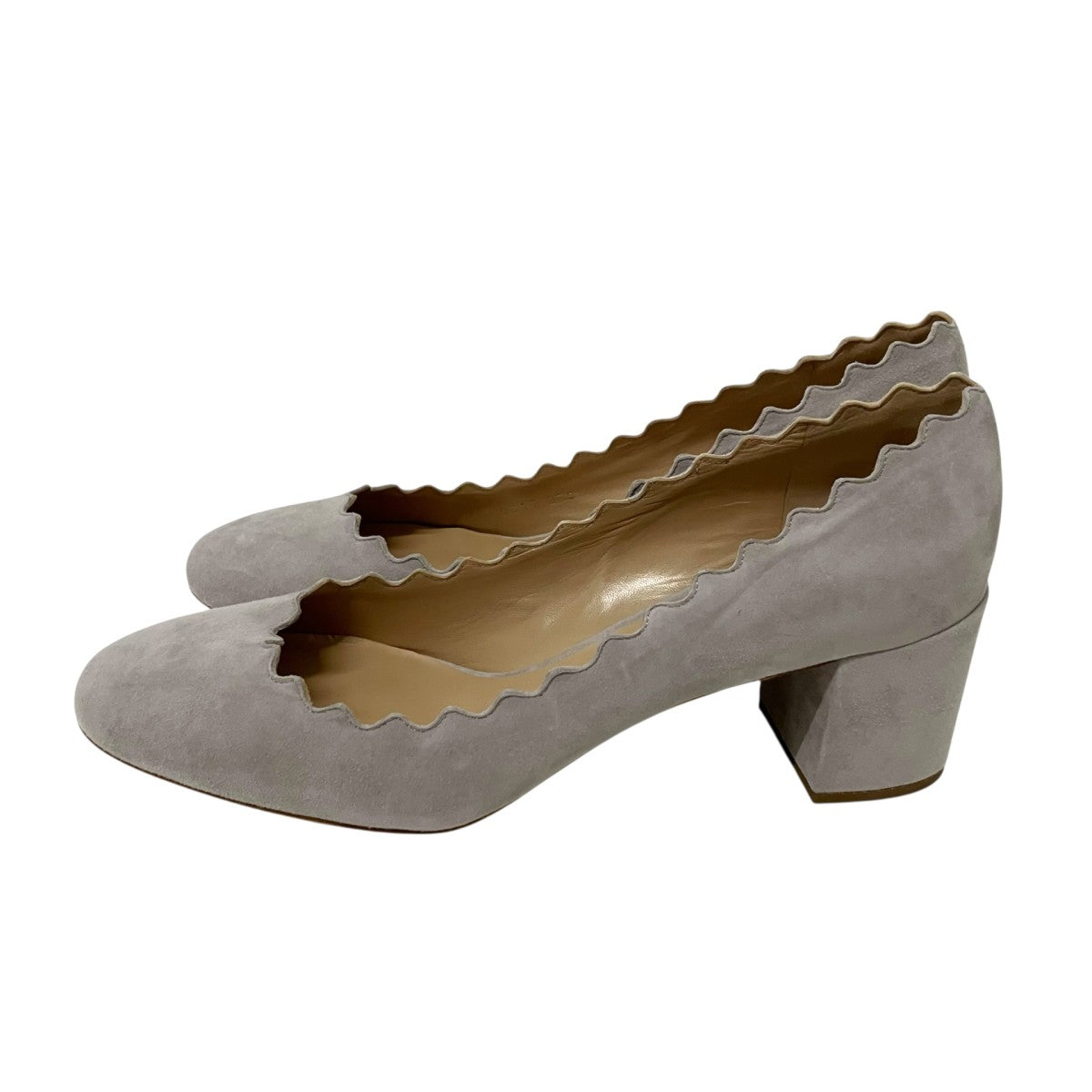 Chloe LAURENチャンキーヒールパンプスCH26230 古着・中古-3枚目のアイテム画像