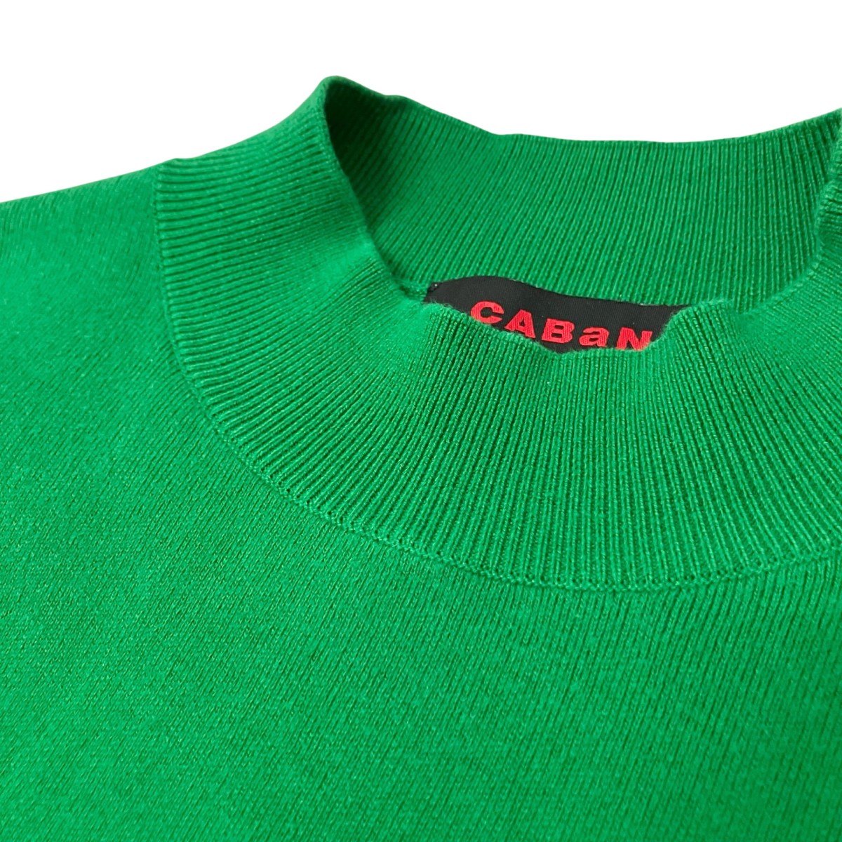 CABaN コットンカシミヤ クロップドモックネックプルオーバー39 02 24 02004 古着・中古-3枚目のアイテム画像