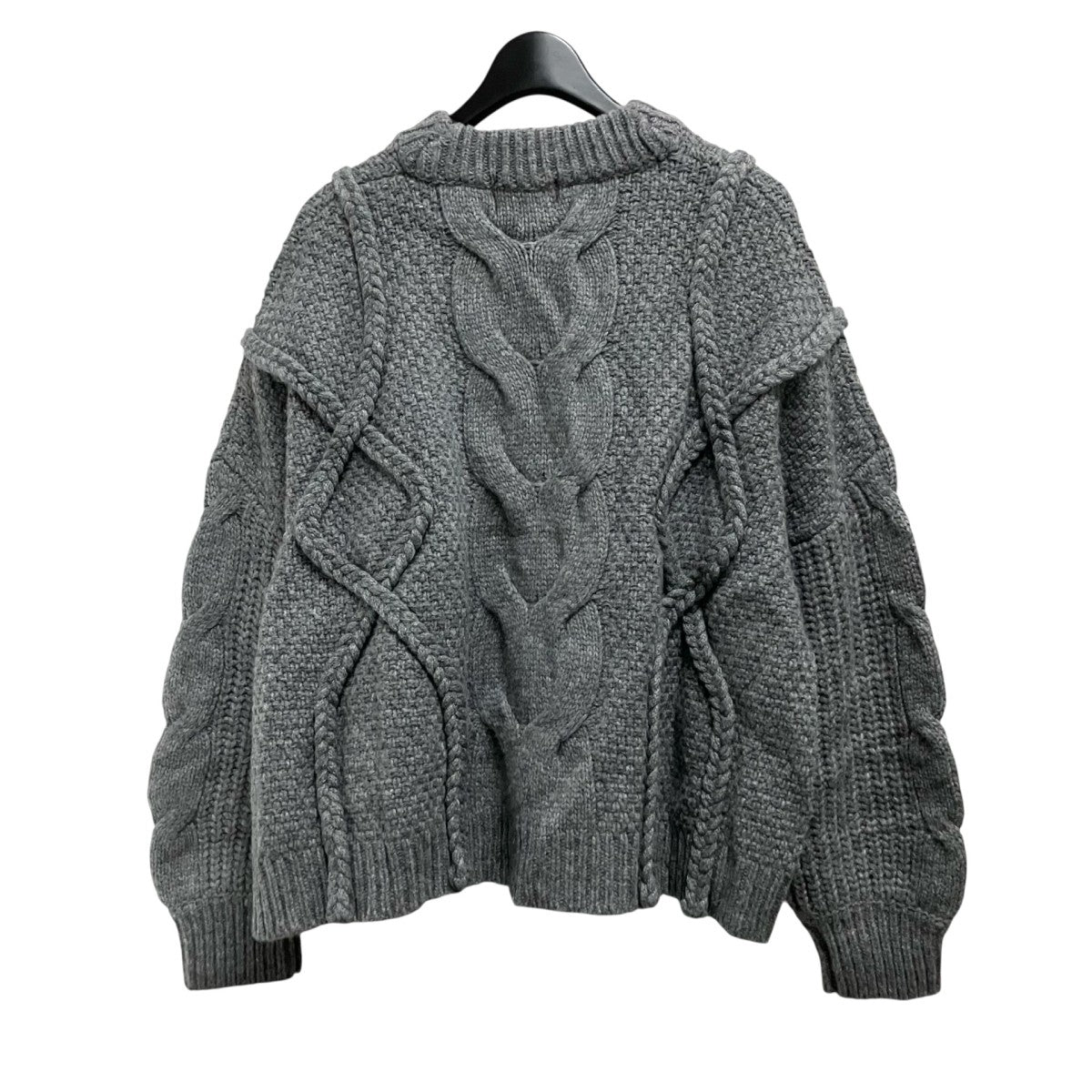 CLANE CROPPED 3D KNIT TOPS厚手ニット15106 2001 古着・中古-2枚目のアイテム画像