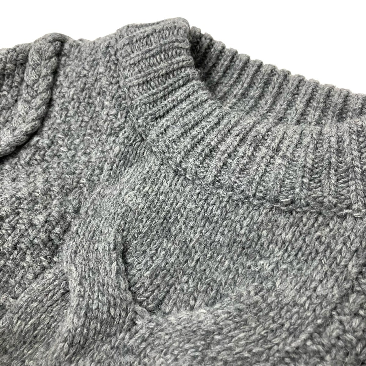 CLANE CROPPED 3D KNIT TOPS厚手ニット15106 2001 古着・中古-3枚目のアイテム画像