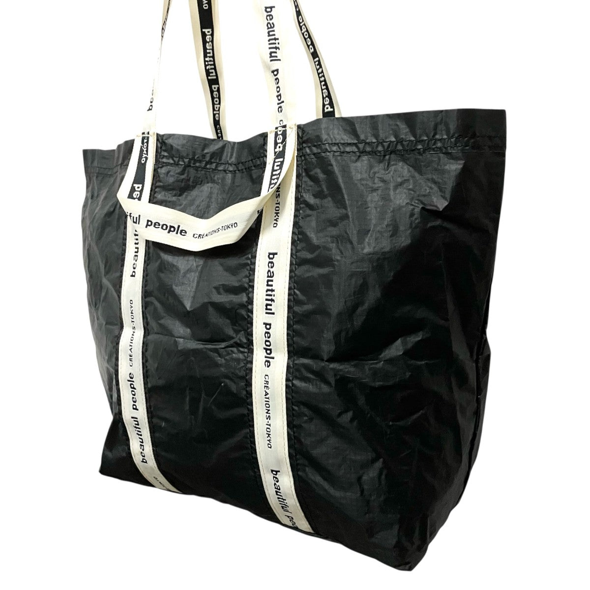 beautiful people sail cloth logo tape toteトートバッグ1835611934 古着・中古-3枚目のアイテム画像