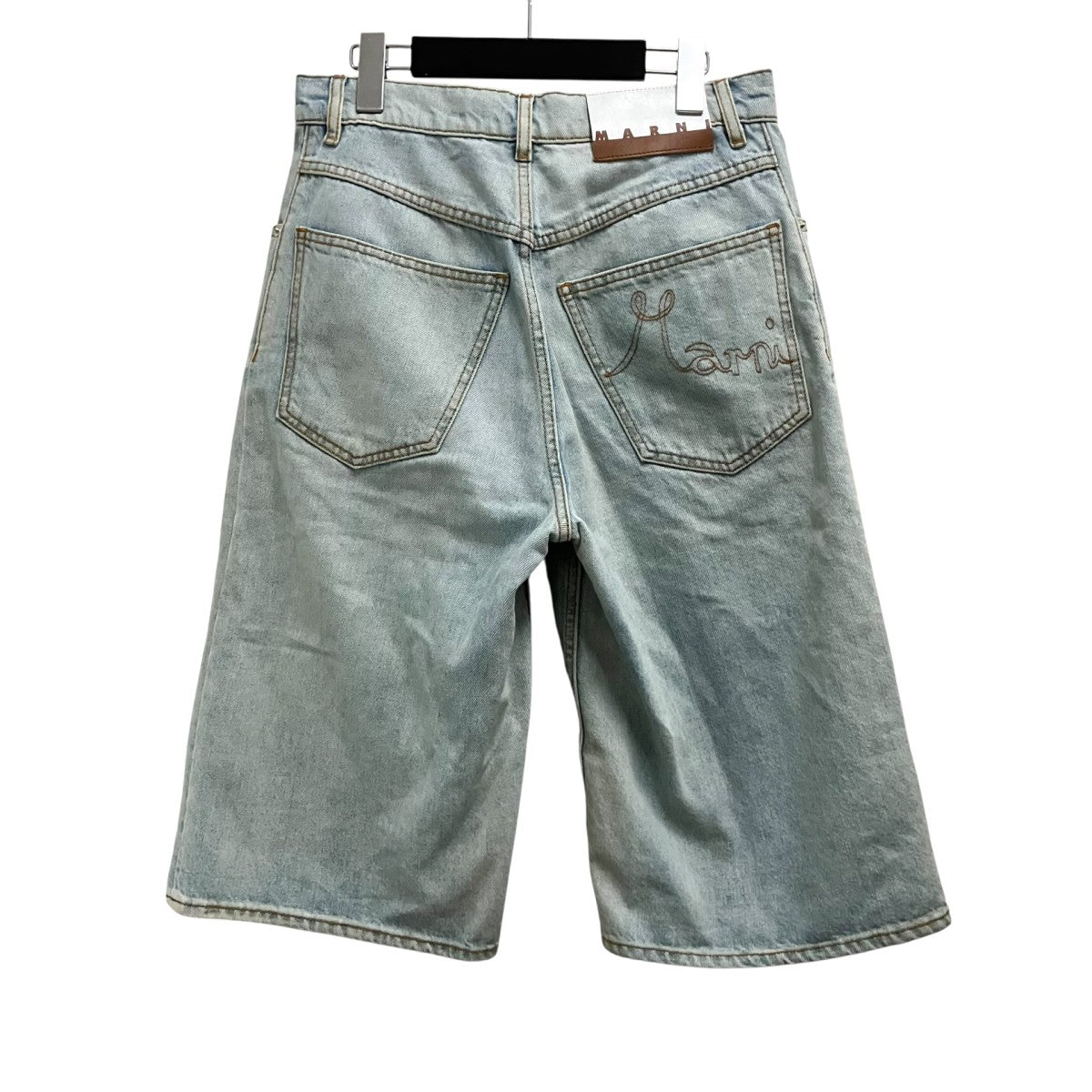 MARNI フラワークロップドデニムパンツPAJD0325XYUSCT01 古着・中古-2枚目のアイテム画像
