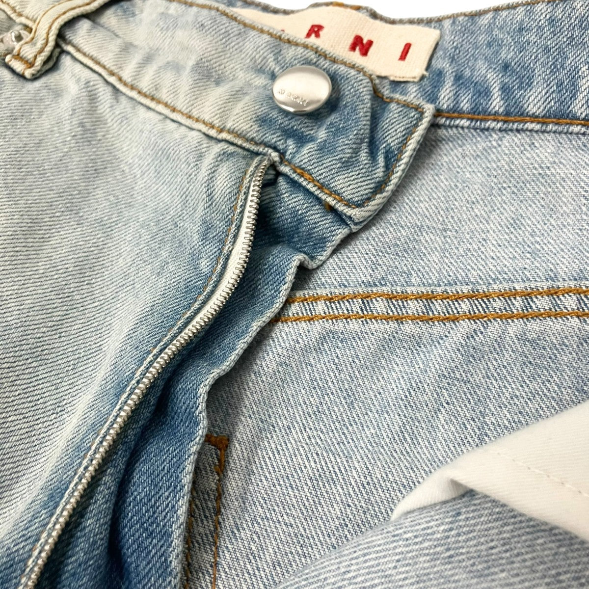 MARNI フラワークロップドデニムパンツPAJD0325XYUSCT01 古着・中古-4枚目のアイテム画像