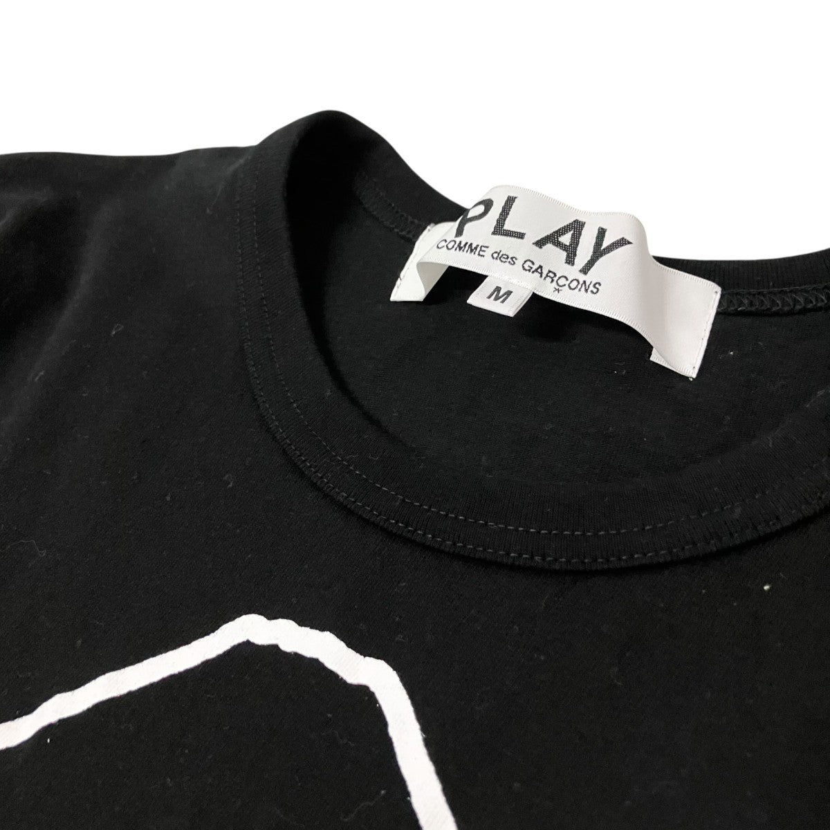 PLAY COMME des GARCONS(プレイコムデギャルソン) プリントTシャツAX