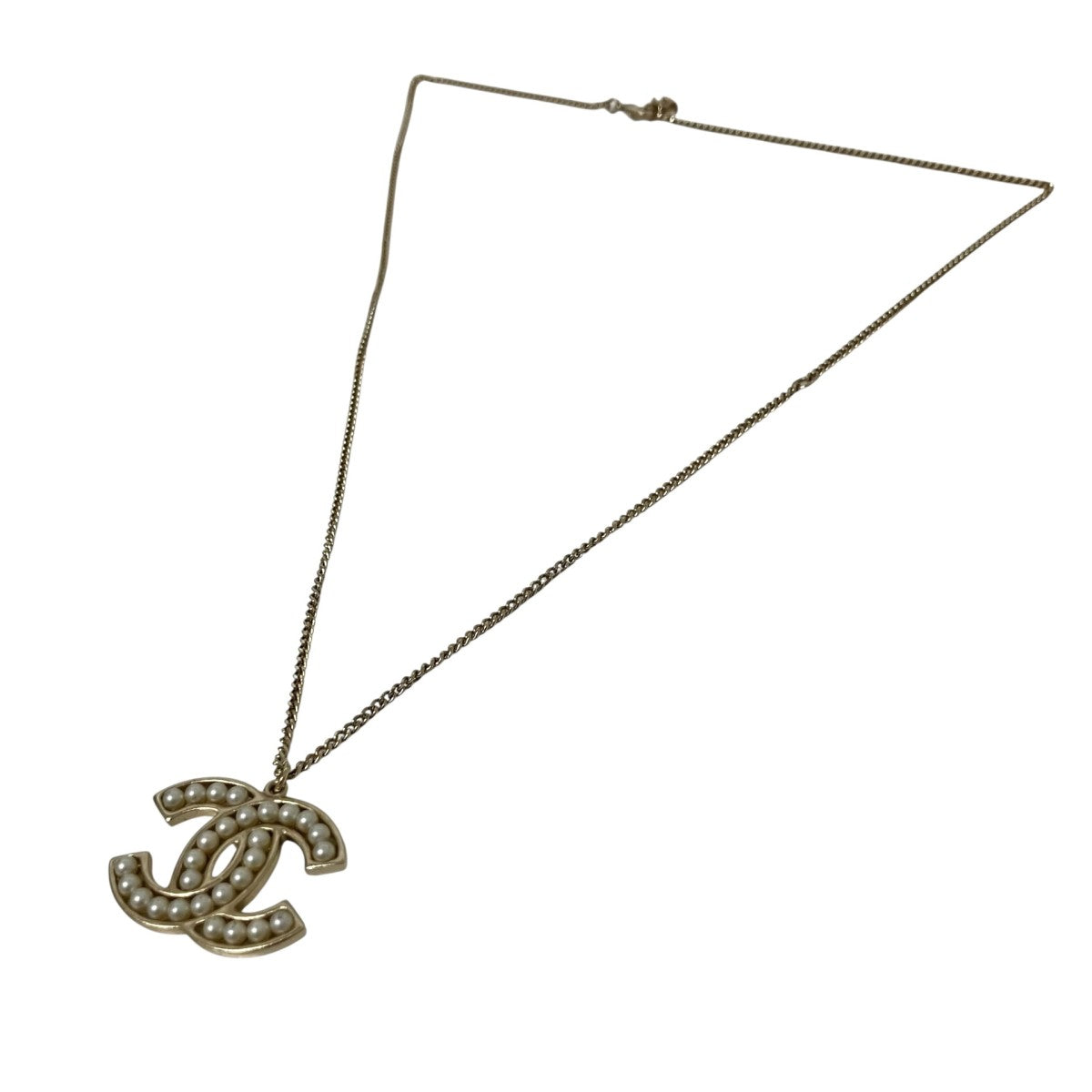 CHANEL ココマークパール付ネックレス 古着・中古-2枚目のアイテム画像