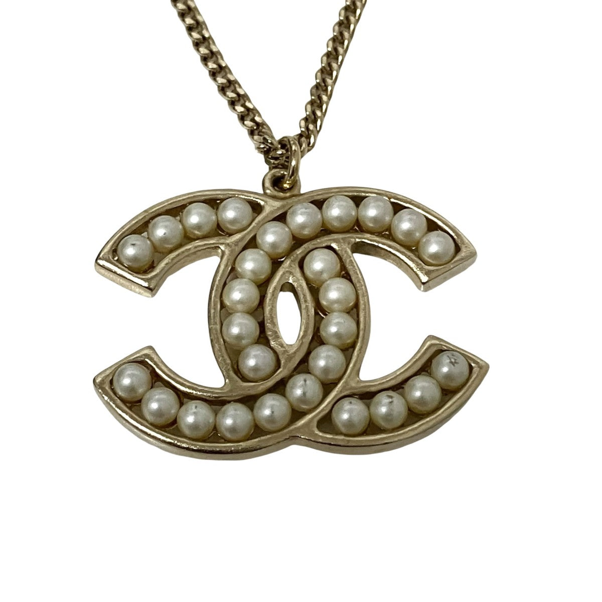 CHANEL ココマークパール付ネックレス 古着・中古-3枚目のアイテム画像