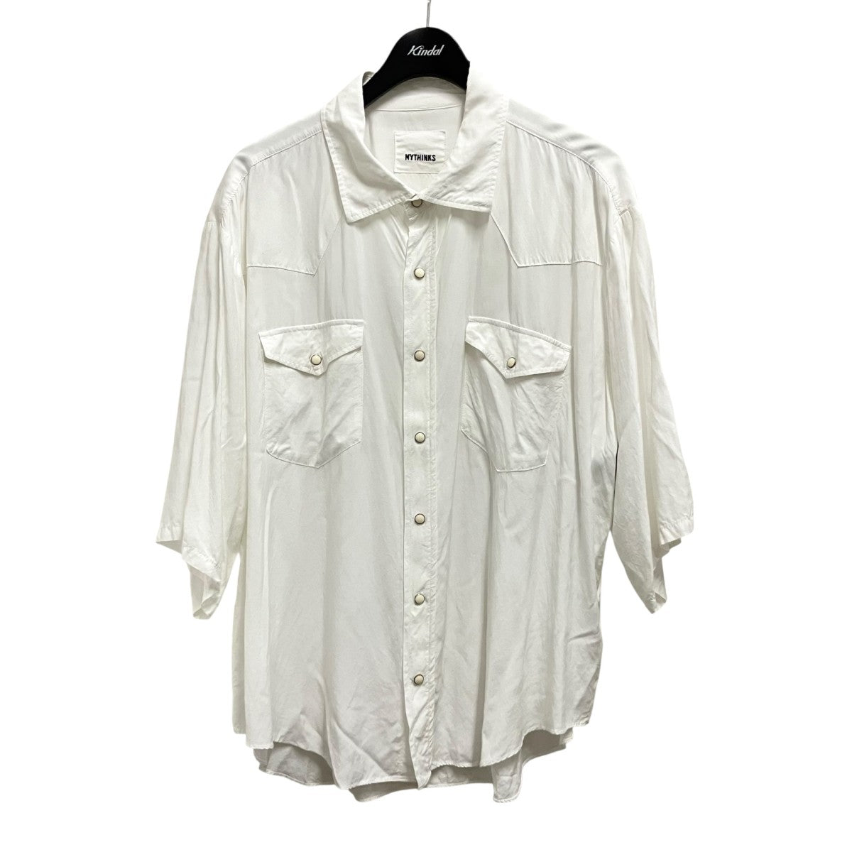 MYTHINKS シルク混半袖シャツ 古着・中古-1枚目のアイテム画像
