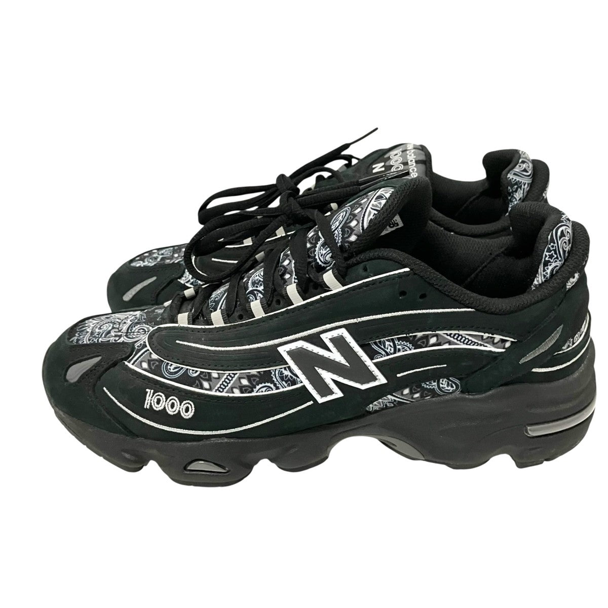 NEW BALANCE×atmos バンダナ柄ローカットスニーカーM1000AP 古着・中古-3枚目のアイテム画像