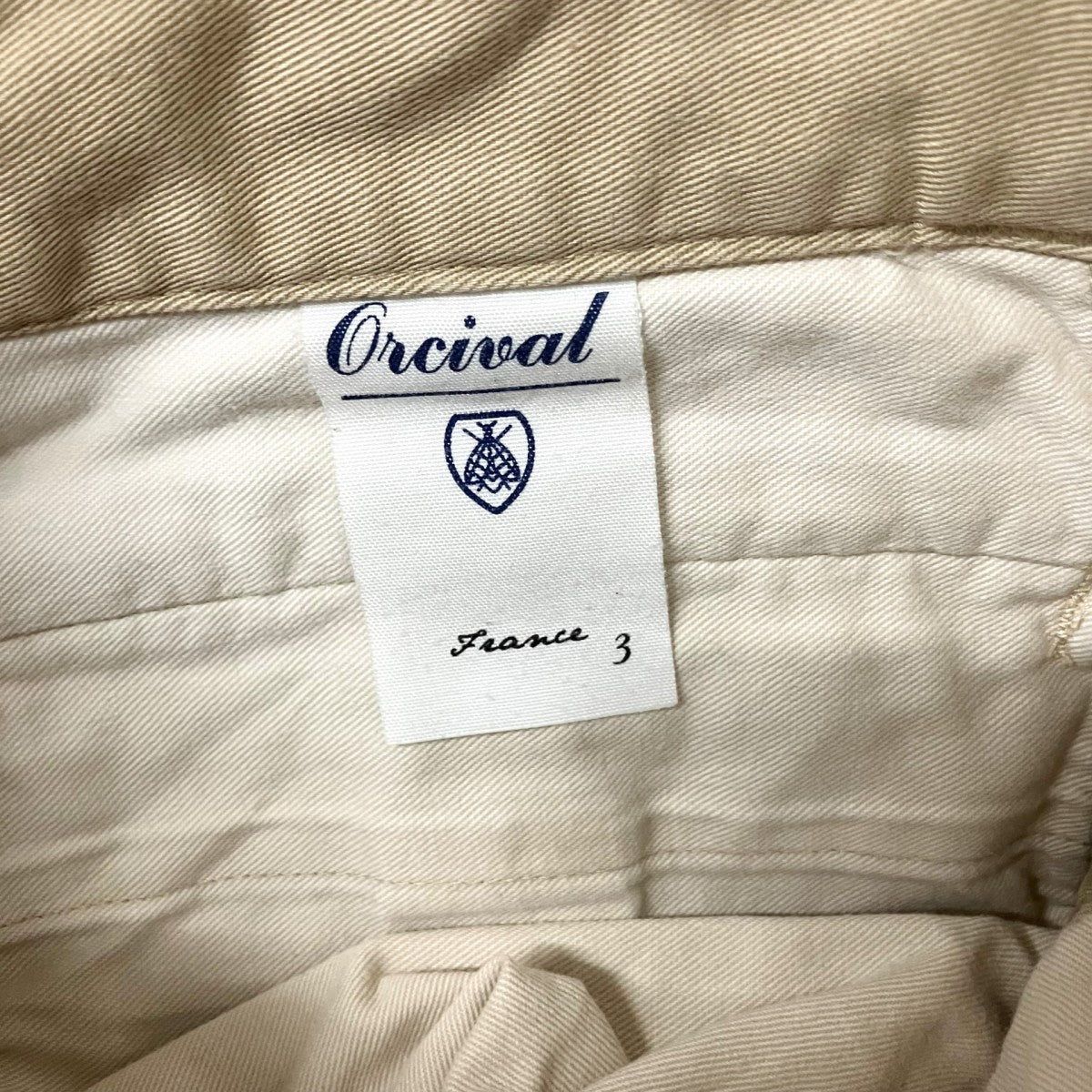 ORCIVAL タックパンツ18S TS 001 古着・中古-5枚目のアイテム画像
