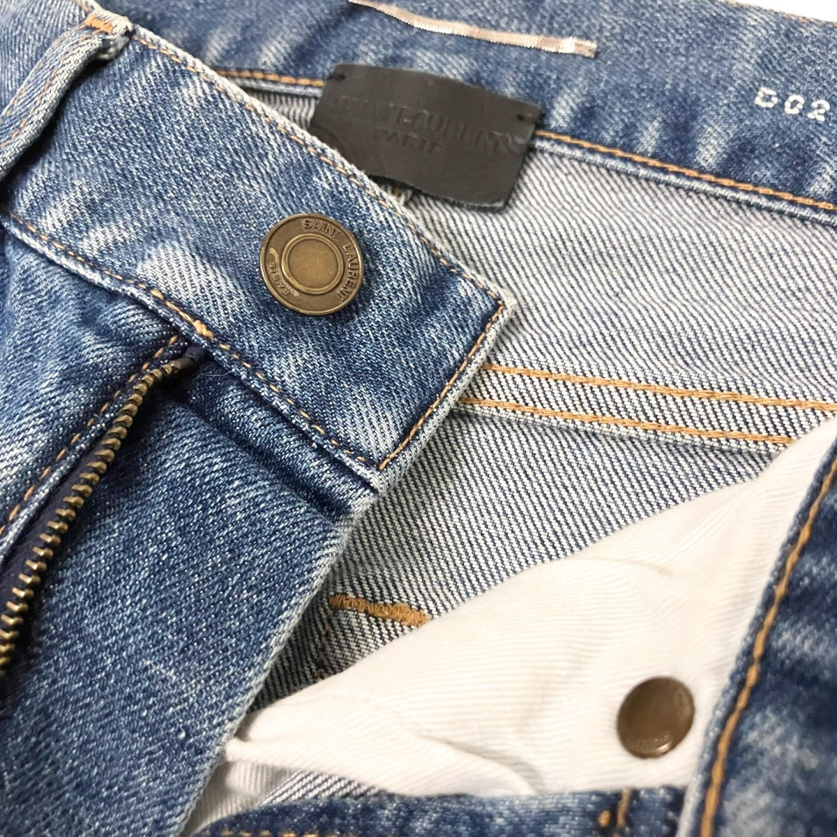 Saint Laurent Paris デニムパンツ572884 古着・中古-4枚目のアイテム画像