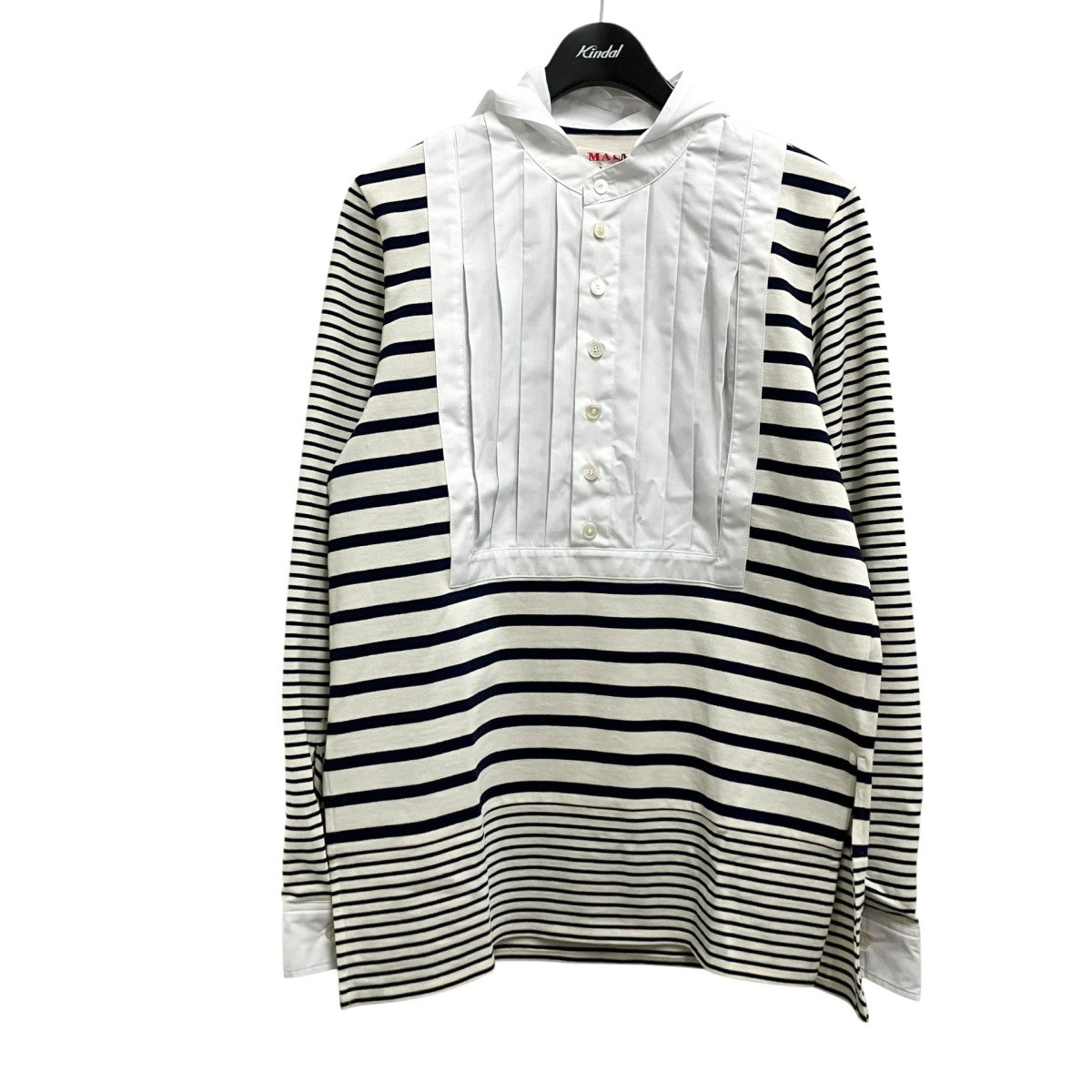 MASU MARINE PULLOVER SHIRT切替シャツM25K6CS005 古着・中古-1枚目のアイテム画像