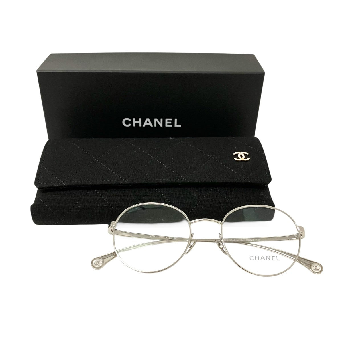 CHANEL オーバルシェイプオプティカルメタルフレーム眼鏡2209 c.124 古着・中古-10枚目のアイテム画像