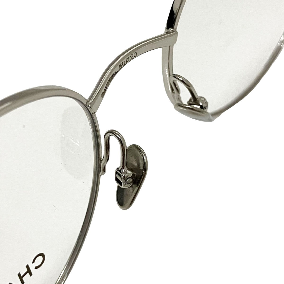 CHANEL オーバルシェイプオプティカルメタルフレーム眼鏡2209 c.124 古着・中古-6枚目のアイテム画像
