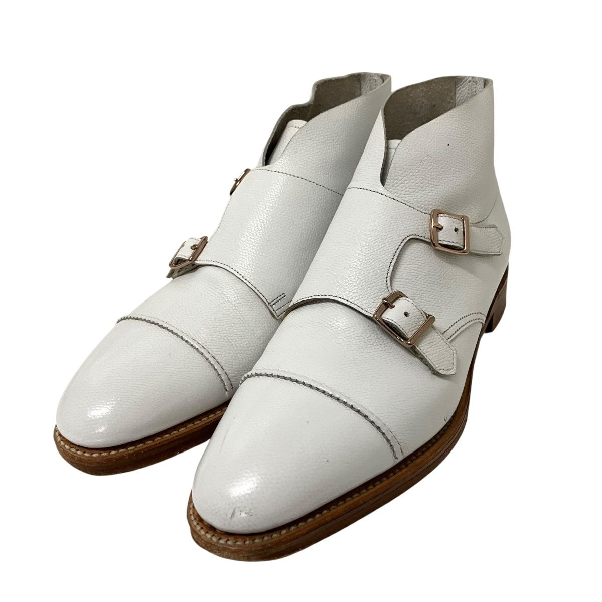 JOHN LOBB WILLIAM 2 BOOTモンクストラップショートブーツ 古着・中古-1枚目のアイテム画像