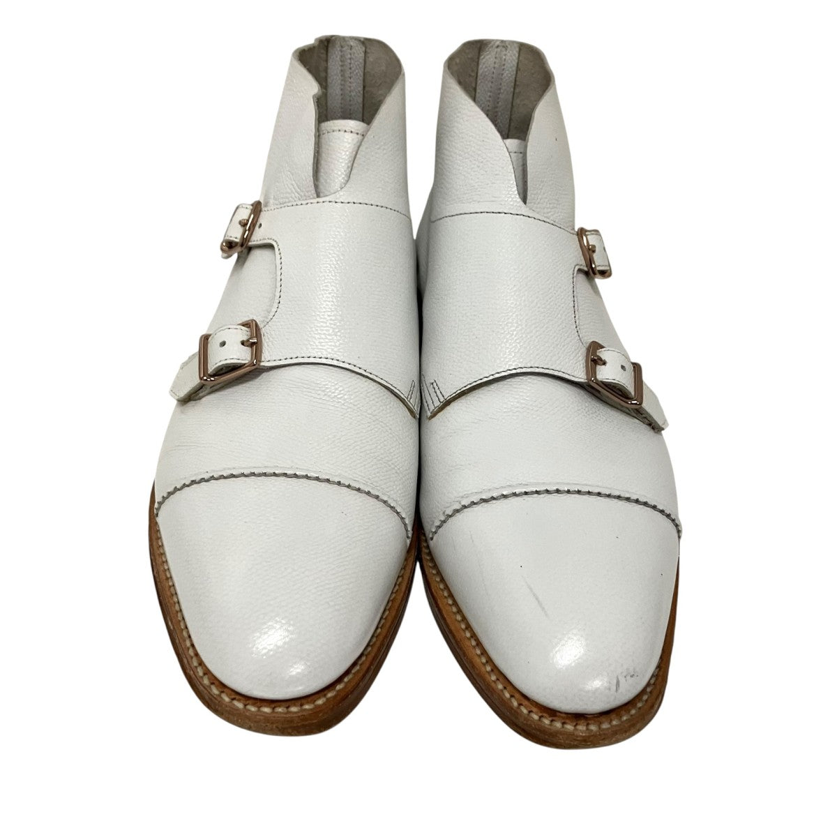 JOHN LOBB WILLIAM 2 BOOTモンクストラップショートブーツ 古着・中古-2枚目のアイテム画像