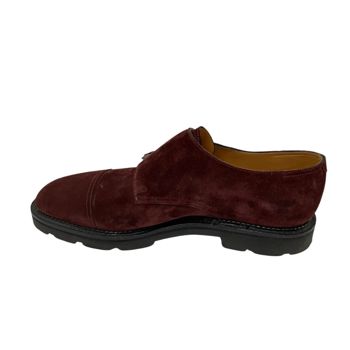 JOHN LOBB WILLIAMスエードモンクストラップシューズ 古着・中古-4枚目のアイテム画像