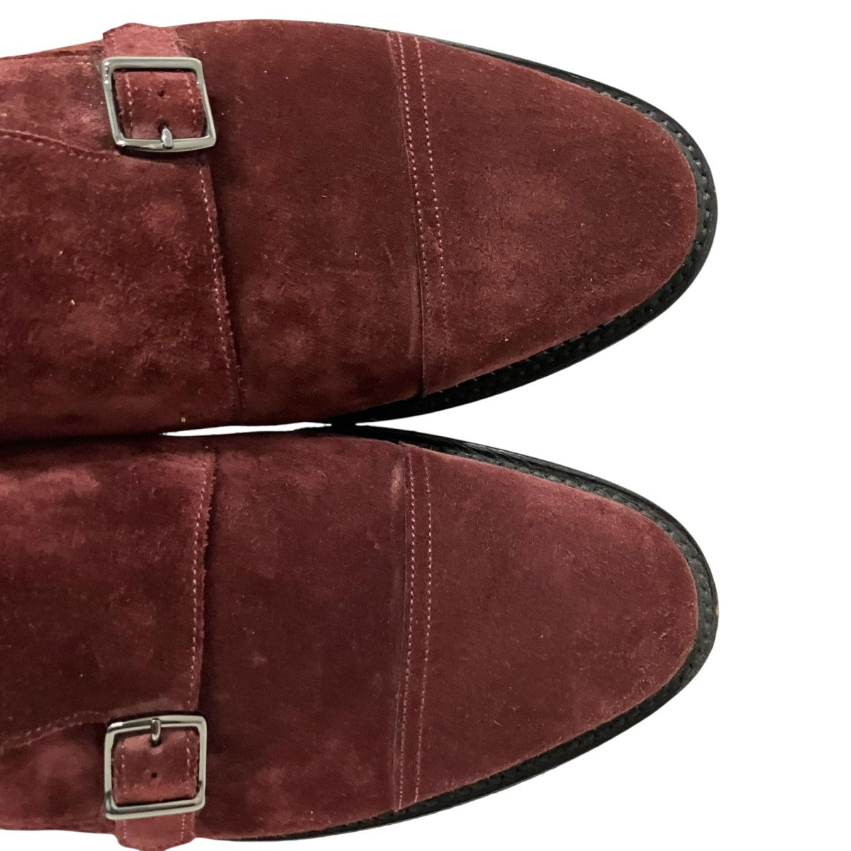 JOHN LOBB WILLIAMスエードモンクストラップシューズ 古着・中古-7枚目のアイテム画像