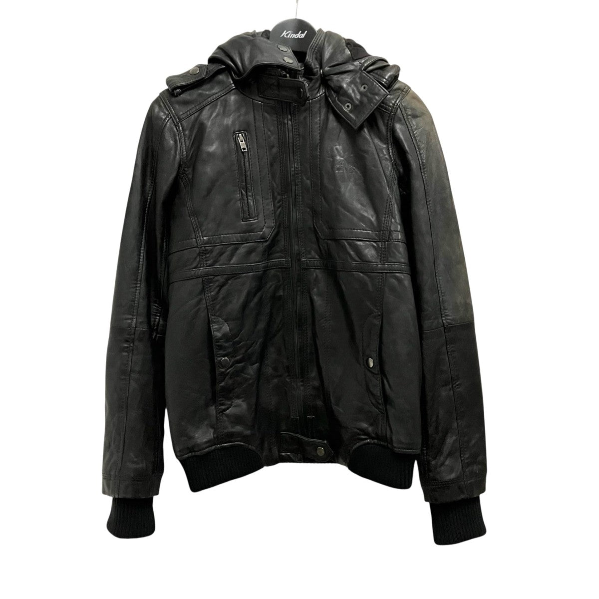 HILFIGER DENIM レザージャケット69 2641851 240 古着・中古-1枚目のアイテム画像