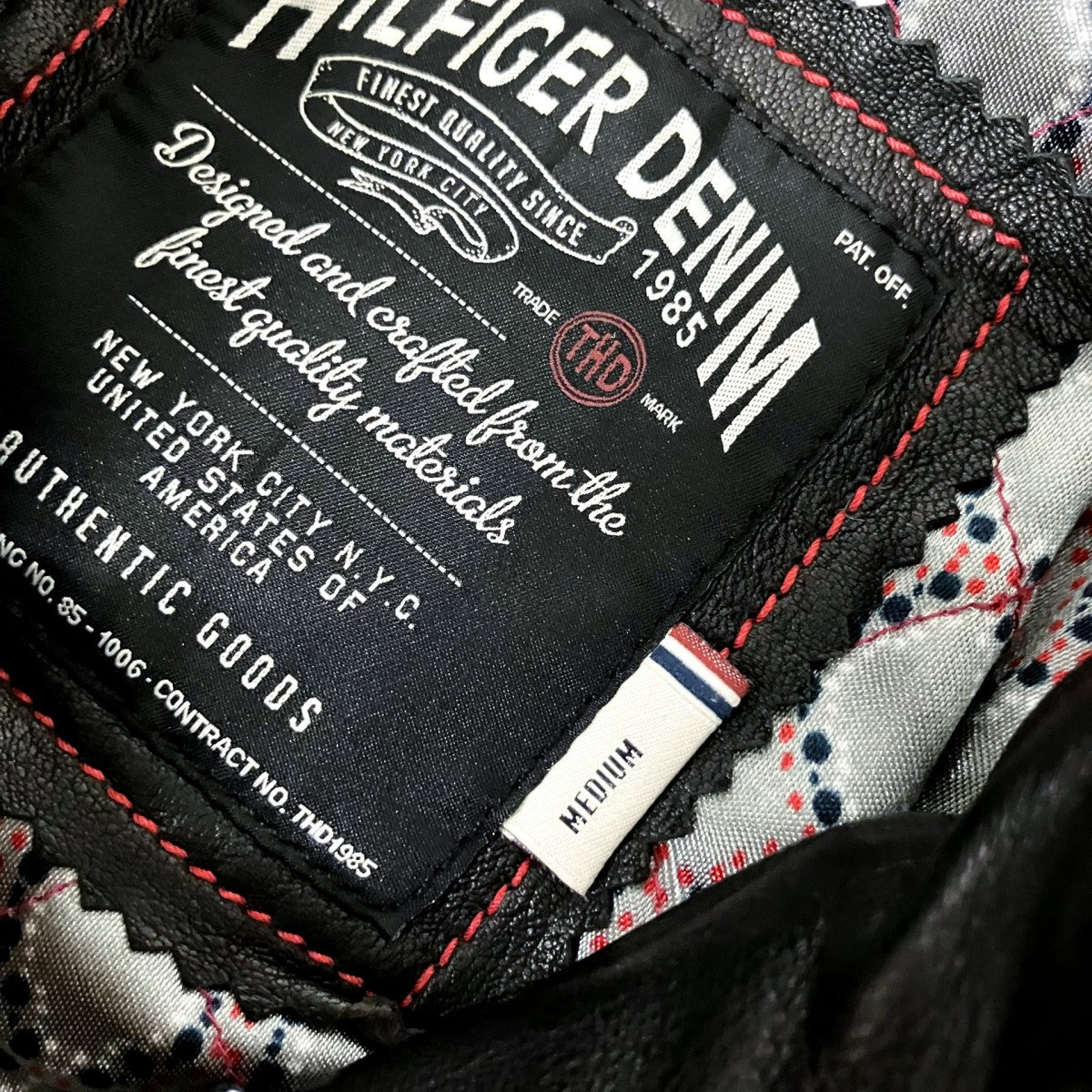 HILFIGER DENIM レザージャケット69 2641851 240 古着・中古-4枚目のアイテム画像