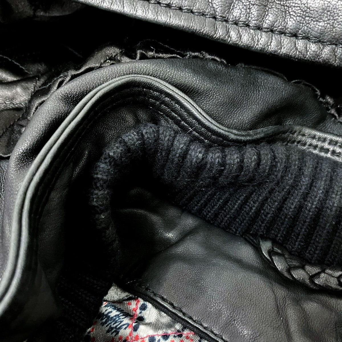 HILFIGER DENIM レザージャケット69 2641851 240 古着・中古-5枚目のアイテム画像