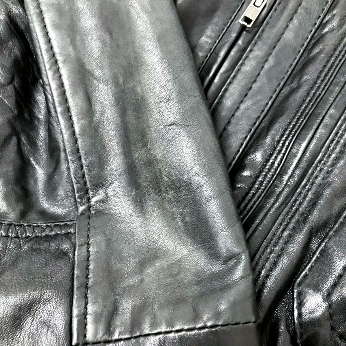 HILFIGER DENIM レザージャケット69 2641851 240 古着・中古-7枚目のアイテム画像