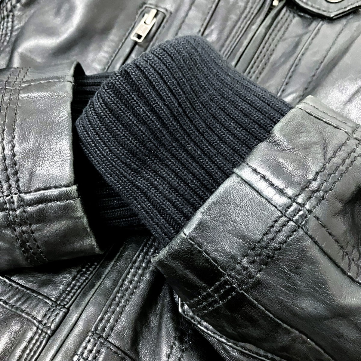 HILFIGER DENIM レザージャケット69 2641851 240 古着・中古-8枚目のアイテム画像