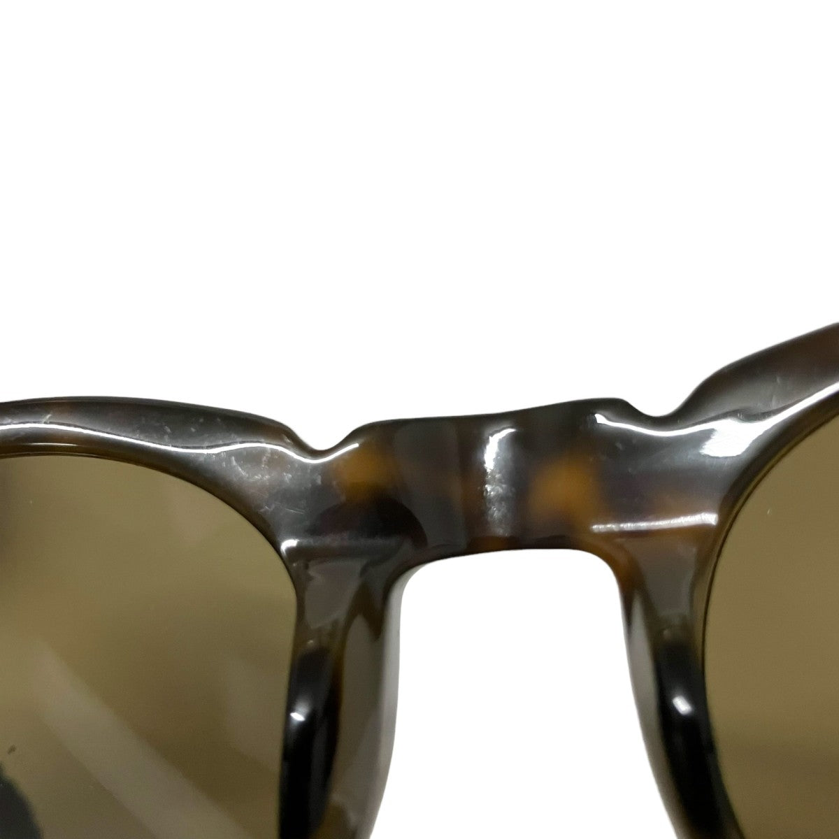 DRIES VAN NOTEN×LINDA FARROW GALLERY バイカラーサングラス ブラウン