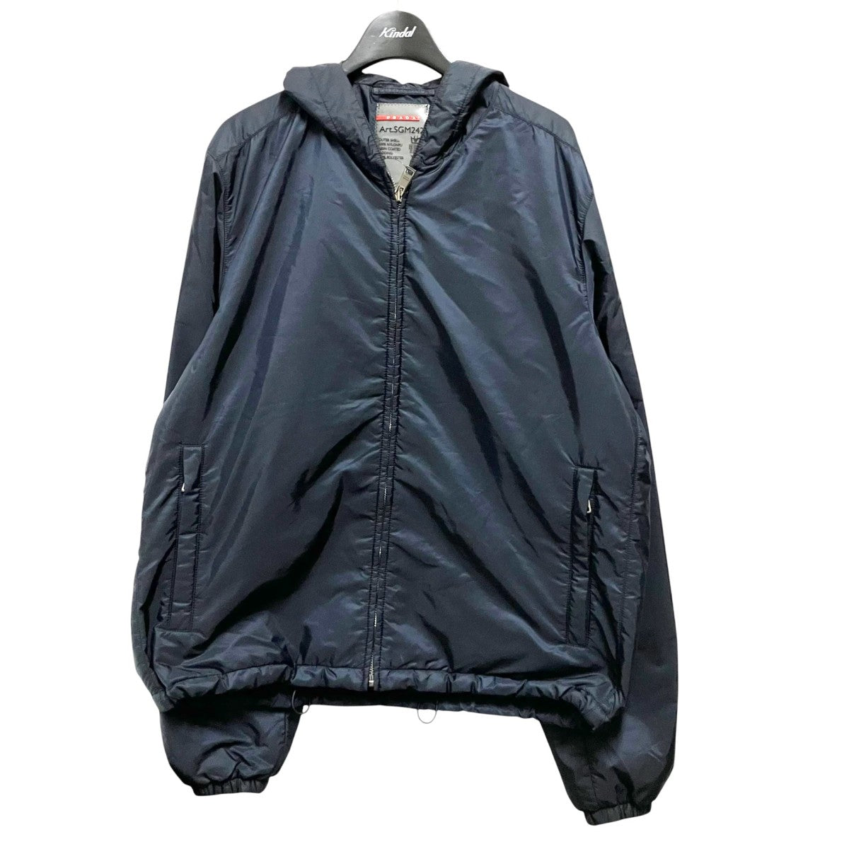 PRADA トライアングルロゴジャケットSGM242 R132 古着・中古-1枚目のアイテム画像