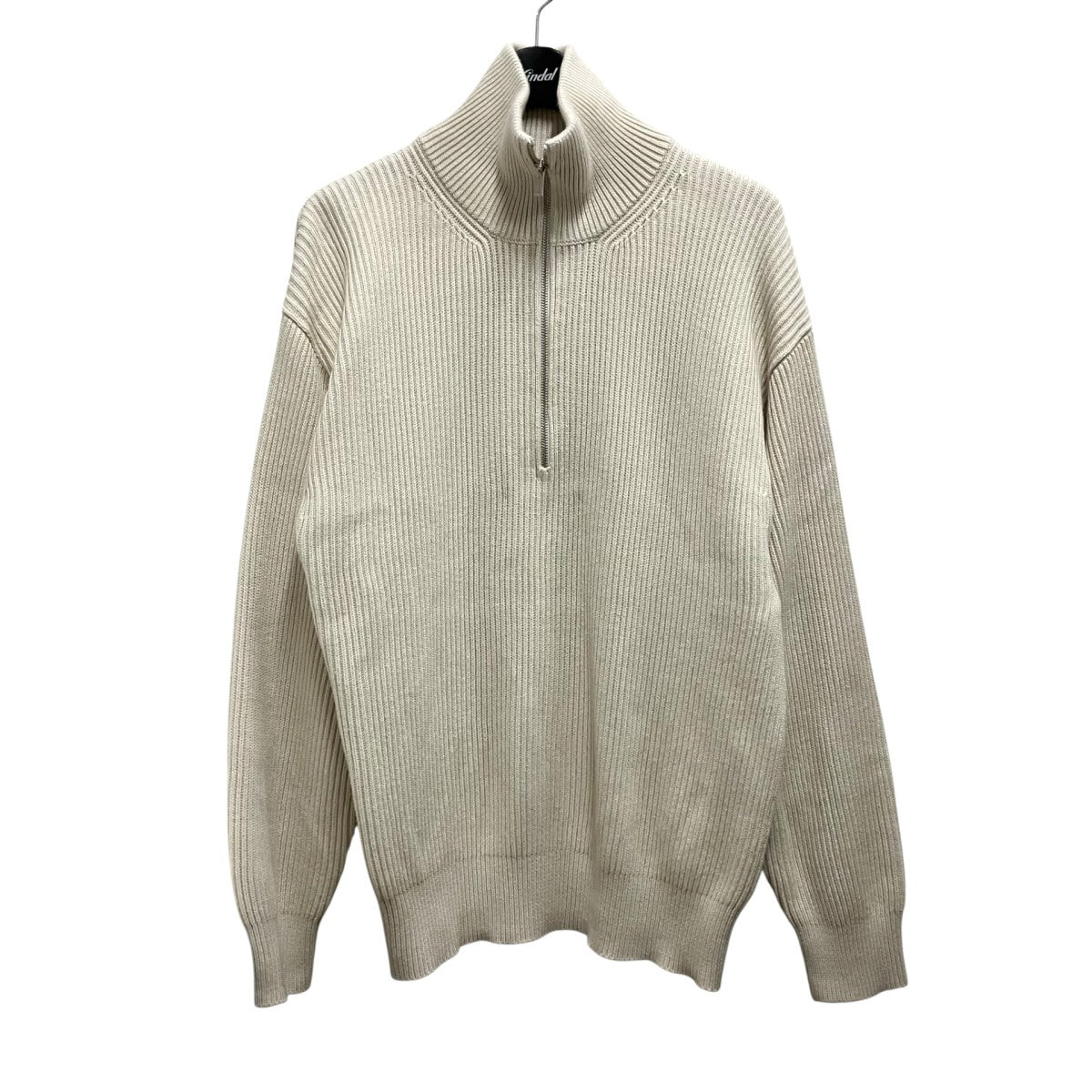 GALERIE VIE コットンシルク ハーフジッププルオーバー23 02 21 02503 古着・中古-1枚目のアイテム画像