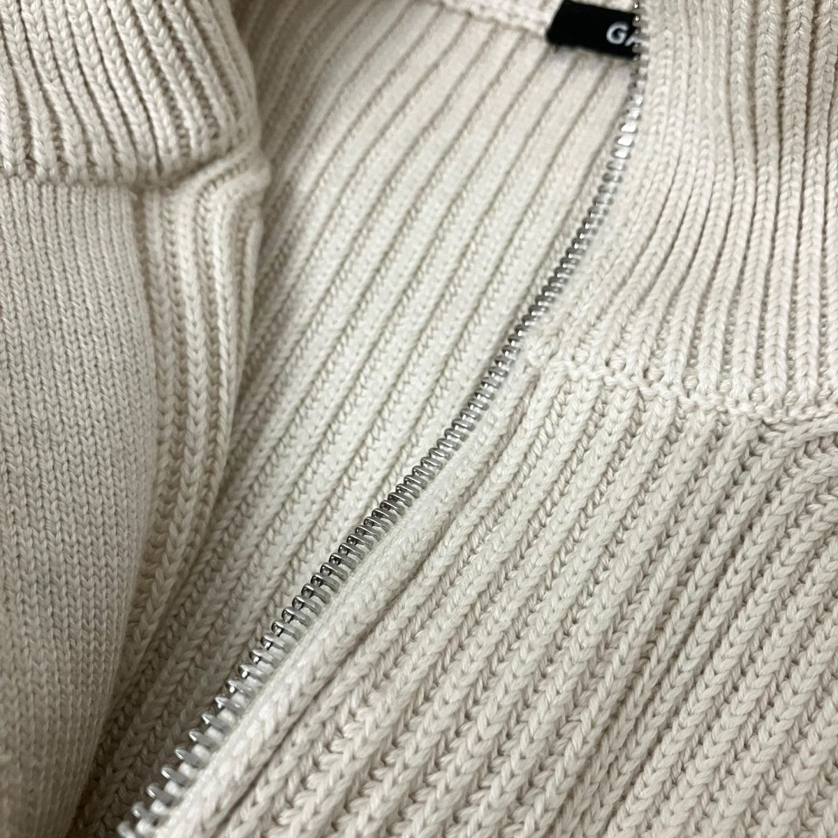 GALERIE VIE コットンシルク ハーフジッププルオーバー23 02 21 02503 古着・中古-4枚目のアイテム画像