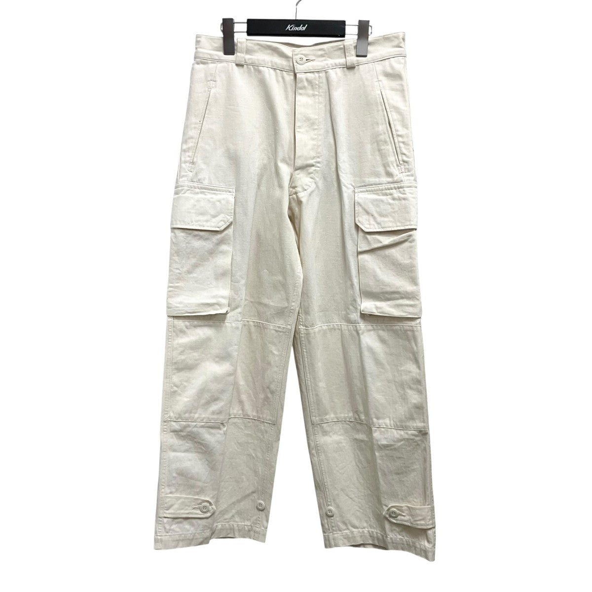 Ordinary fits ヘリンボーンカーゴパンツ 古着・中古-1枚目のアイテム画像