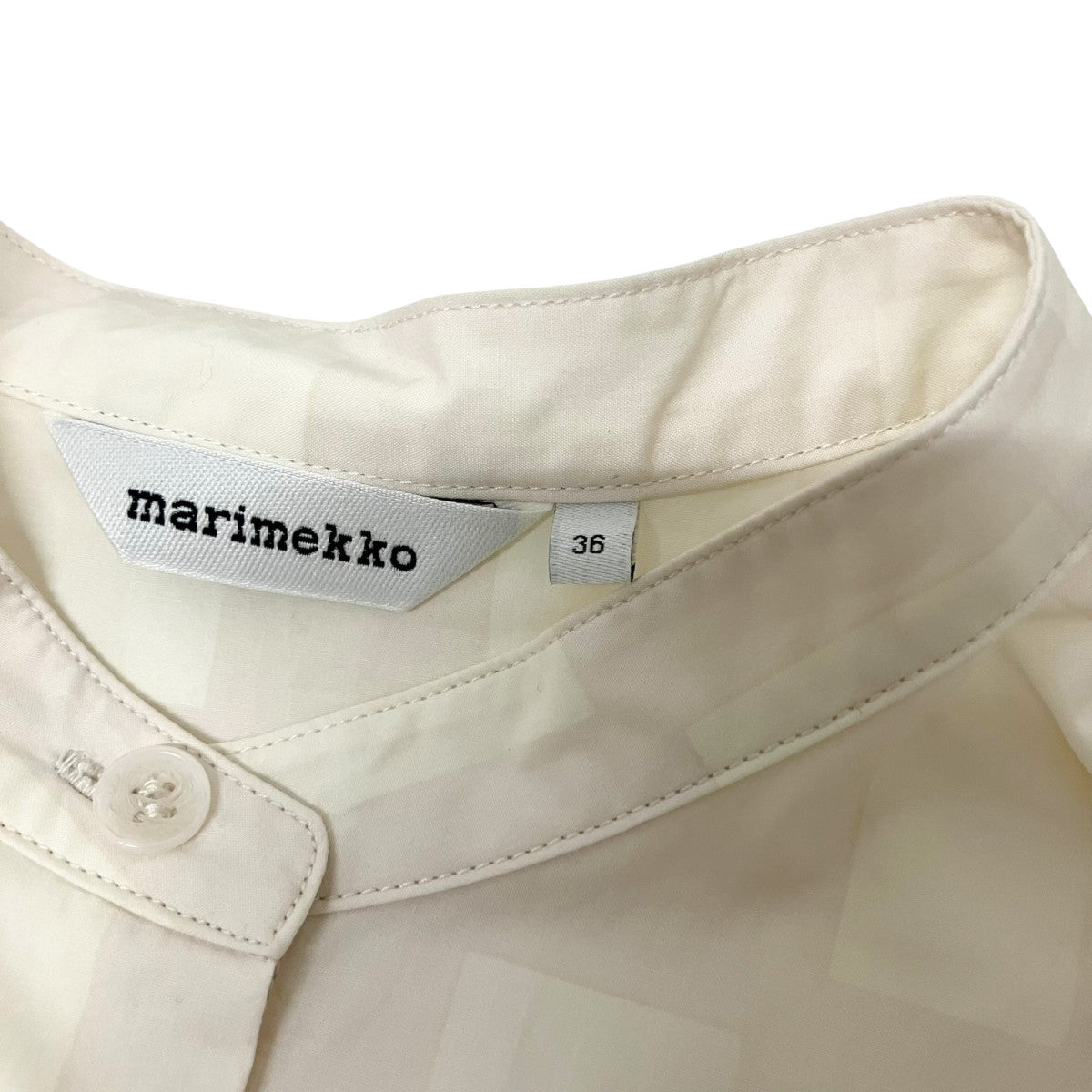 marimekko Olafia Iso Noppaシャツワンピース52224 1 91066 古着・中古-5枚目のアイテム画像