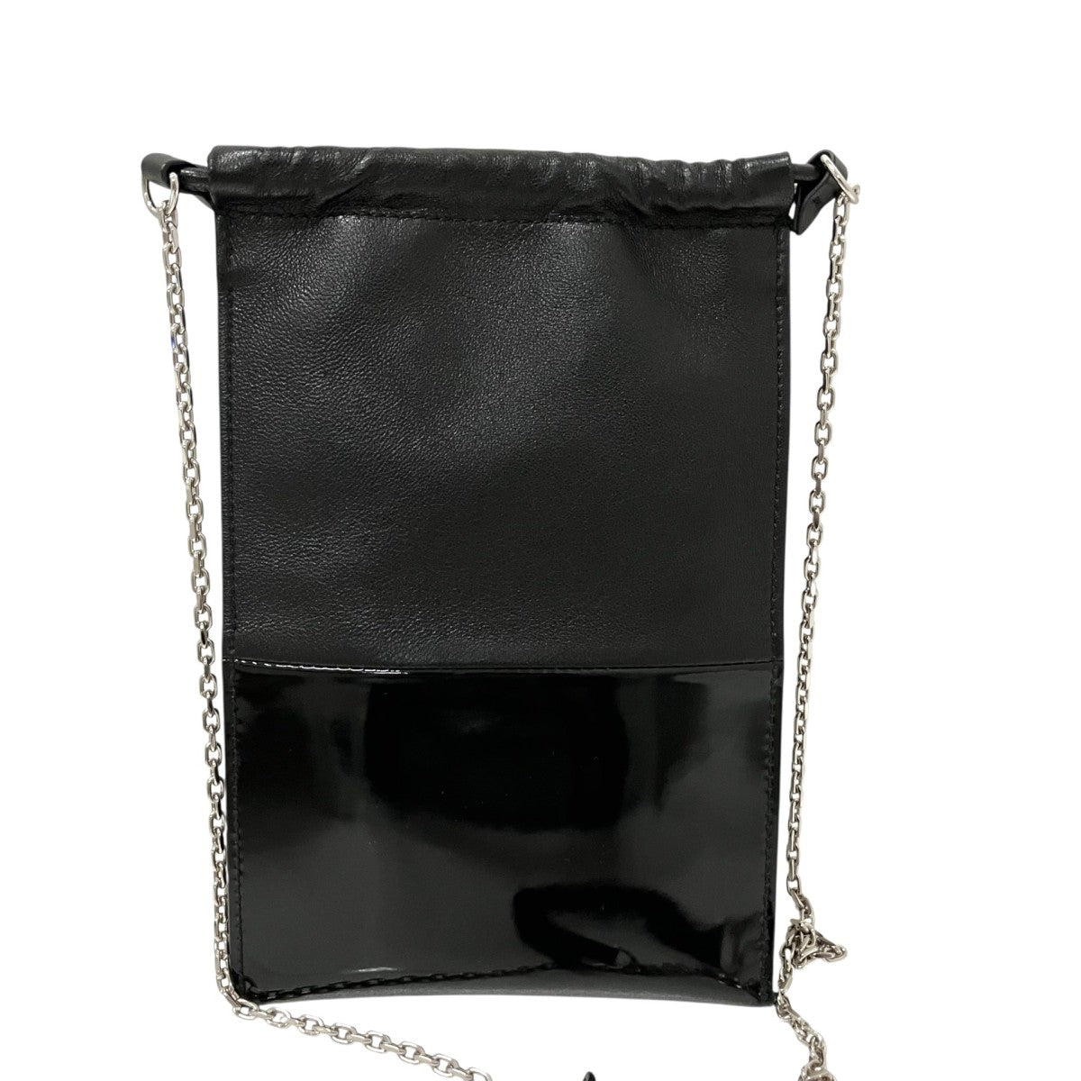 Maison Margiela DRAWSTRING PHONE NECK POUCH WITH CHAINショルダーポーチSA1VL0034 古着・中古-2枚目のアイテム画像