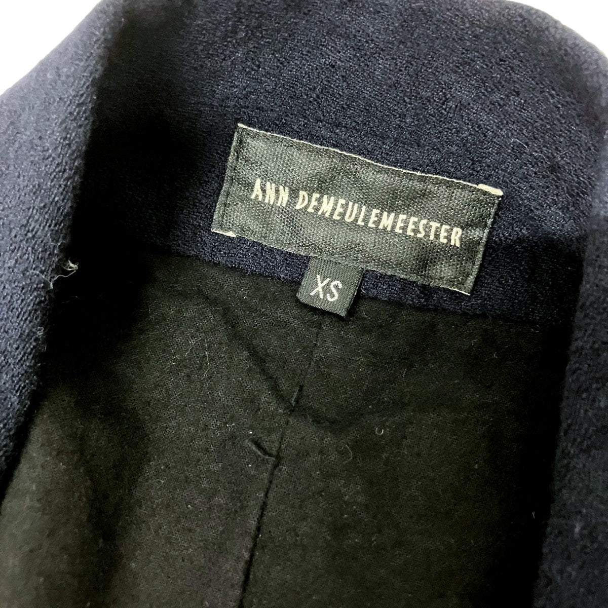 ANN DEMEULEMEESTER ラペルドベスト352 01 49103 古着・中古-4枚目のアイテム画像