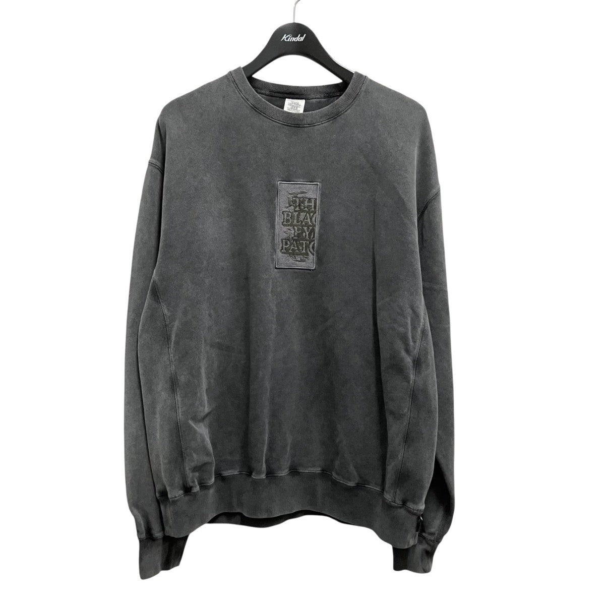 THE BLACK EYE PATCH HANDLE WITH CARE PIGMENT DYED SWEAT加工スウェット 古着・中古-1枚目のアイテム画像