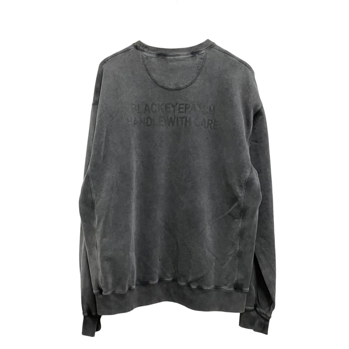 THE BLACK EYE PATCH HANDLE WITH CARE PIGMENT DYED SWEAT加工スウェット 古着・中古-2枚目のアイテム画像