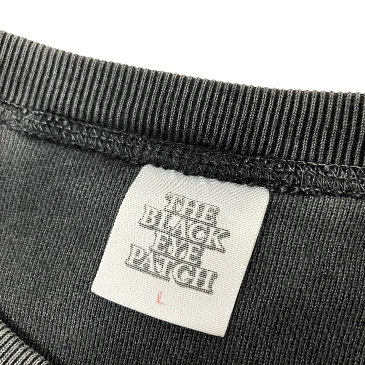 THE BLACK EYE PATCH HANDLE WITH CARE PIGMENT DYED SWEAT加工スウェット 古着・中古-4枚目のアイテム画像
