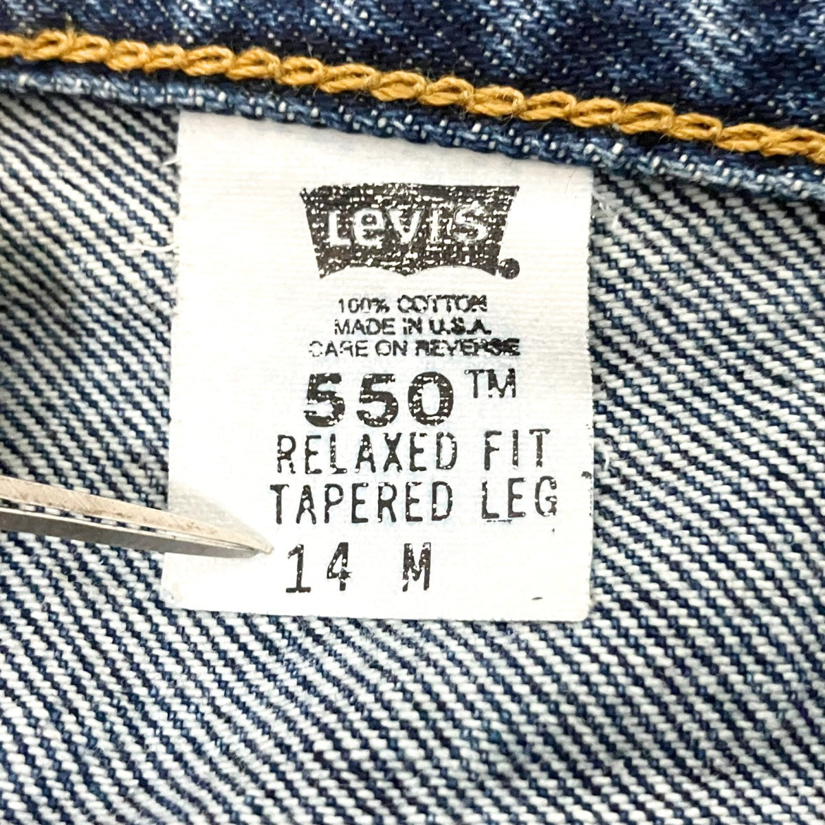 LEVI’S デニムパンツ15551 4837 古着・中古-5枚目のアイテム画像