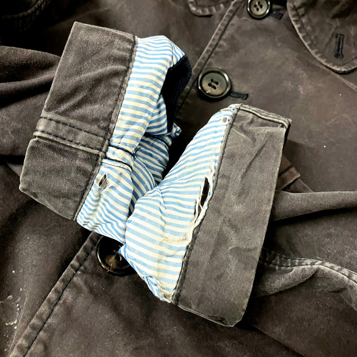 COMME des GARCONS HOMME コットンコートHL C029 古着・中古-7枚目のアイテム画像