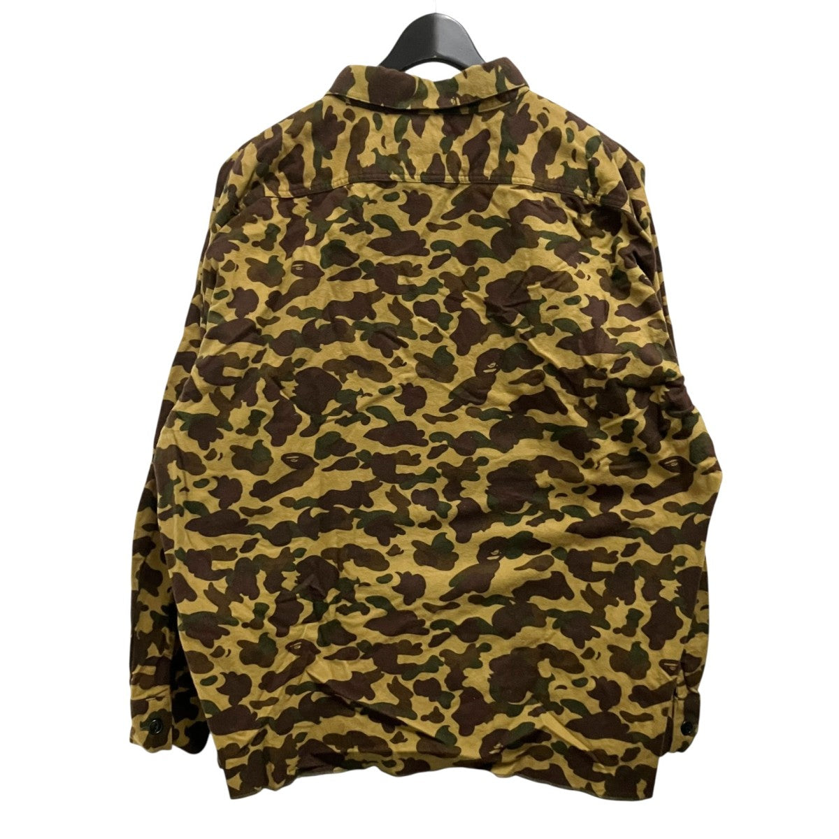 A BATHING APE ハーフジップシャツ 古着・中古-2枚目のアイテム画像