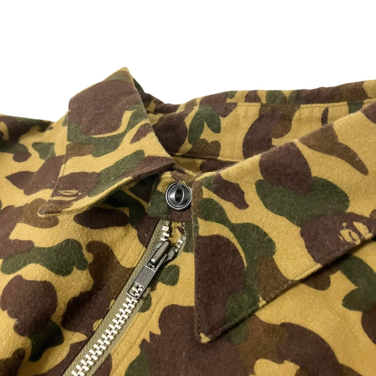 A BATHING APE ハーフジップシャツ 古着・中古-3枚目のアイテム画像