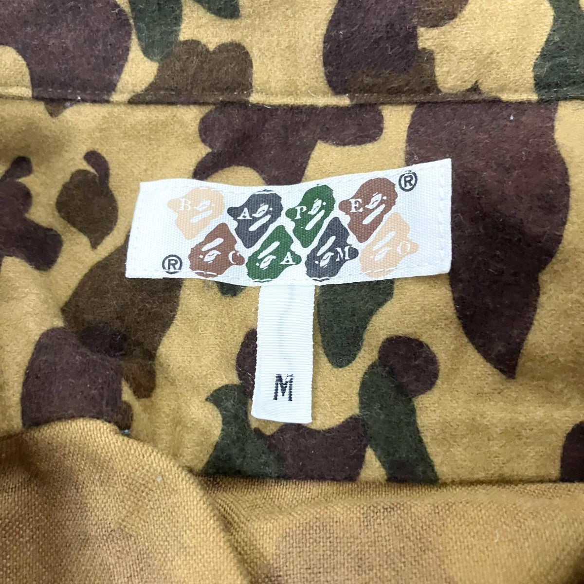 A BATHING APE ハーフジップシャツ 古着・中古-4枚目のアイテム画像
