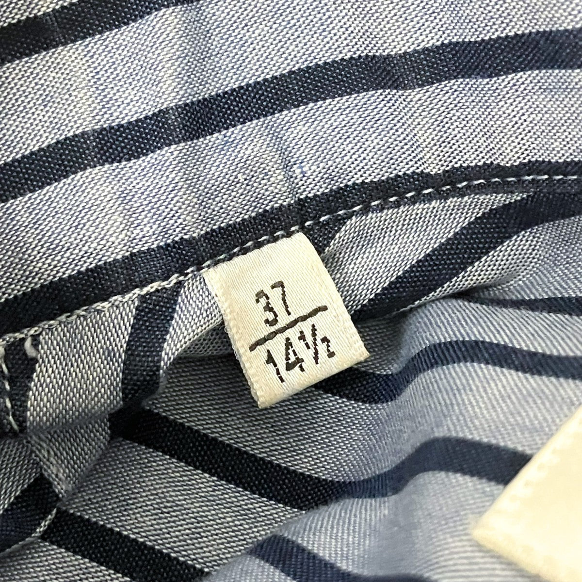 Saint Laurent Paris ストライプ長袖シャツ575193 古着・中古-5枚目のアイテム画像