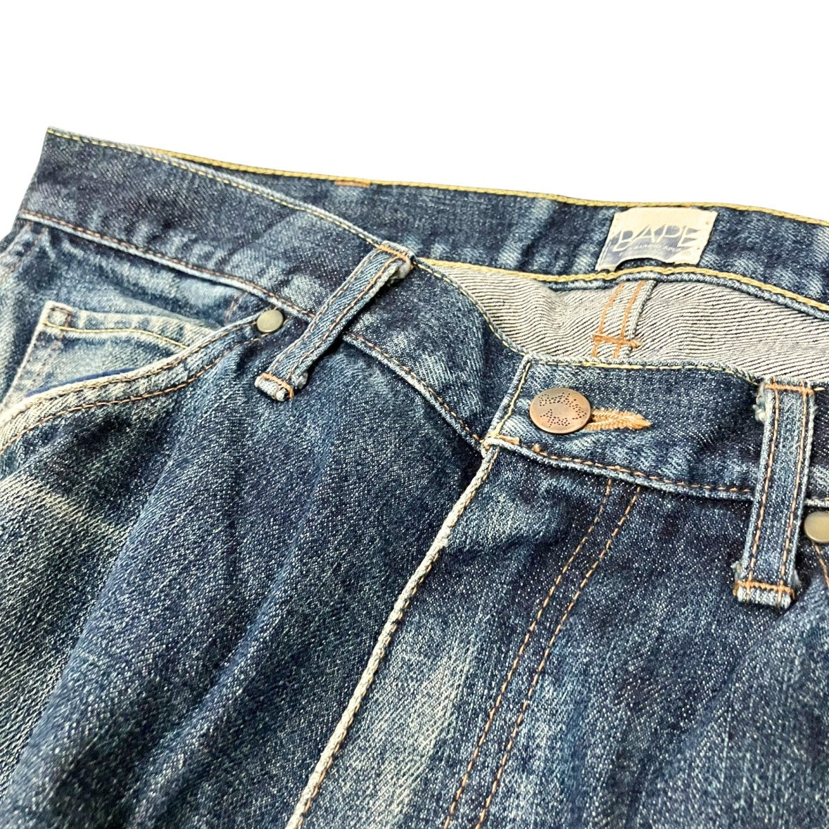 A BATHING APE デニムパンツ 古着・中古-3枚目のアイテム画像