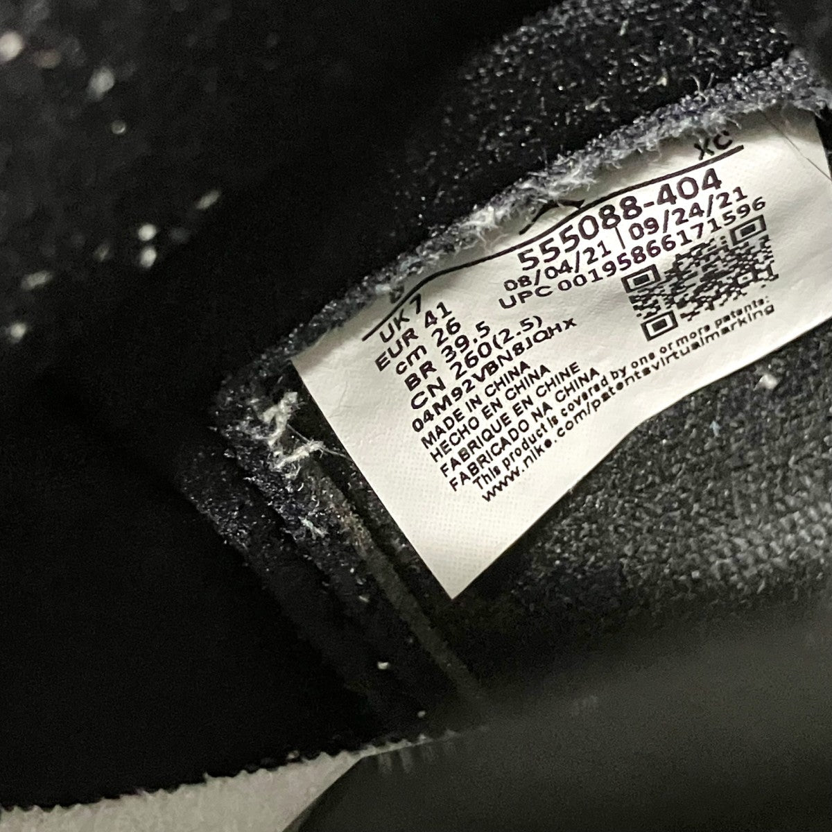 NIKE AIR JORDAN 1 RETRO HIGH OGハイカットスニーカー555088 404 古着・中古-6枚目のアイテム画像