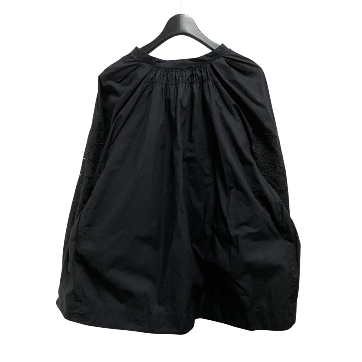 ne quittez pas Fine Poplin Kika EMB Gather Blouseギャザーブラウス010141GZ1 古着・中古-2枚目のアイテム画像