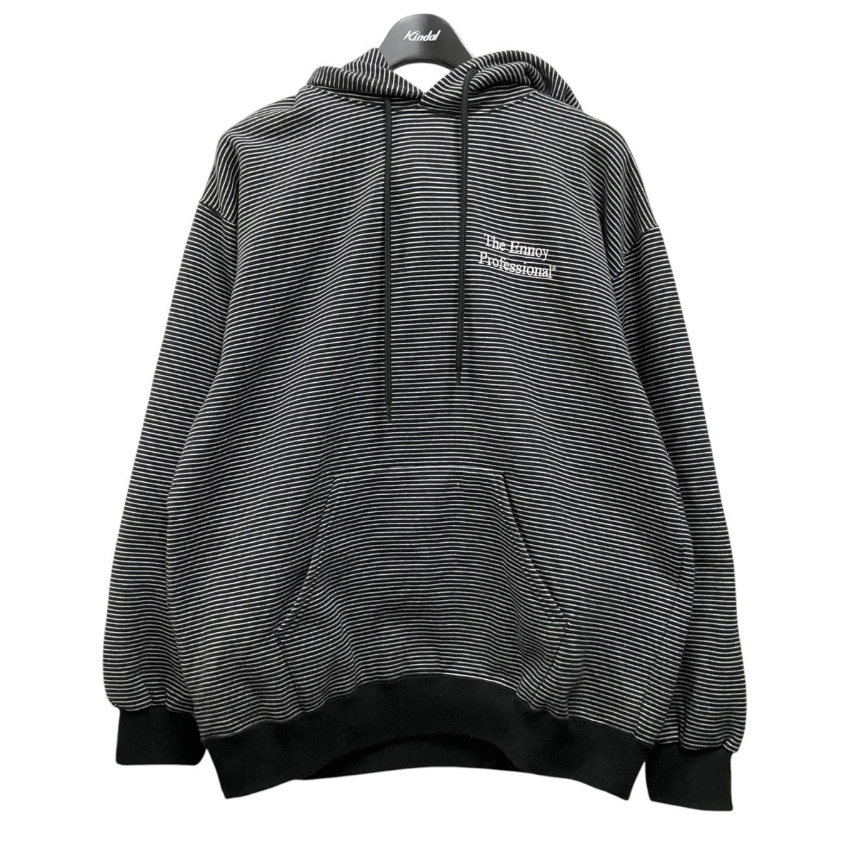 ENNOY Border Crew Neck SweatプルオーバーパーカーAW24BRENCT02NTL 古着・中古-1枚目のアイテム画像