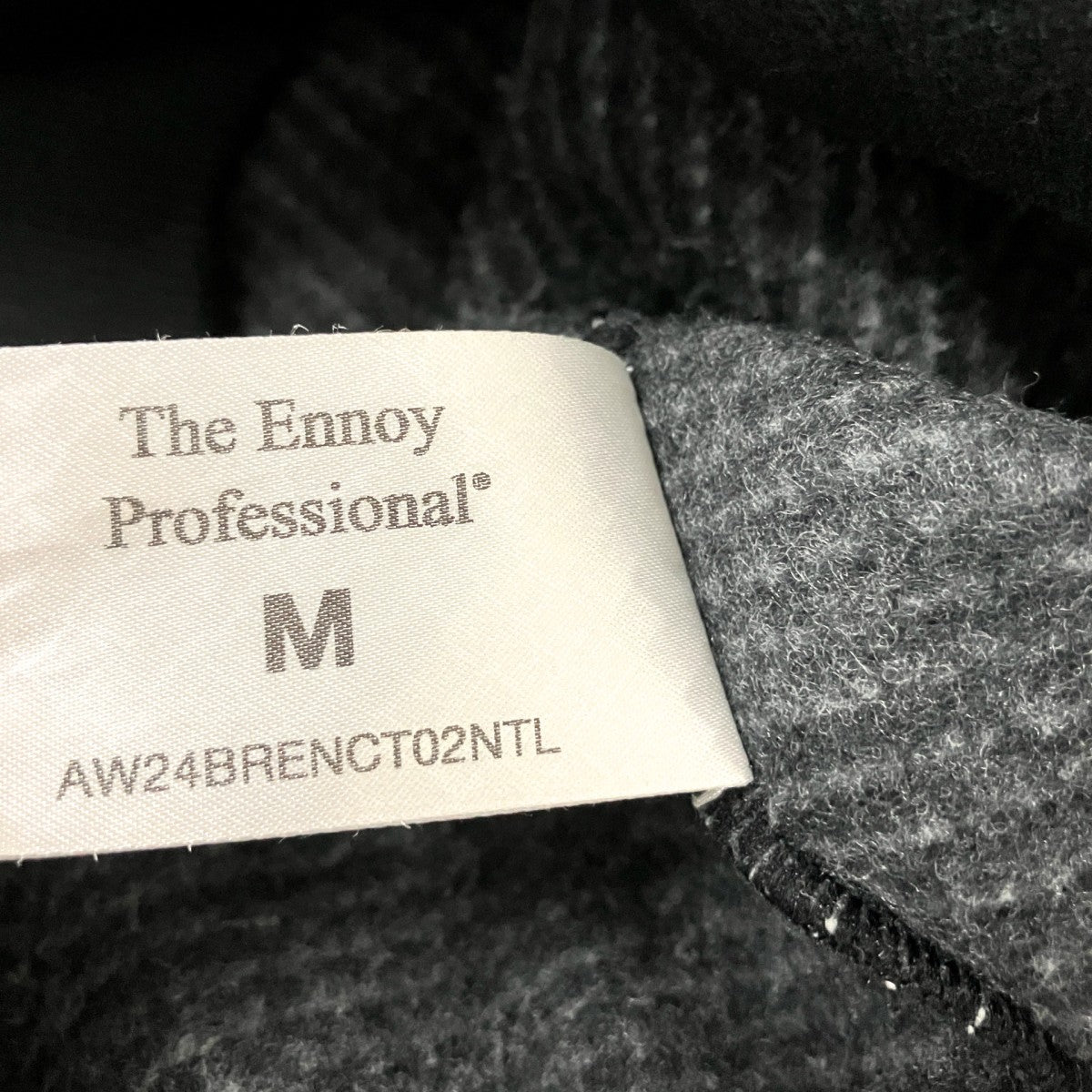 ENNOY Border Crew Neck SweatプルオーバーパーカーAW24BRENCT02NTL 古着・中古-5枚目のアイテム画像