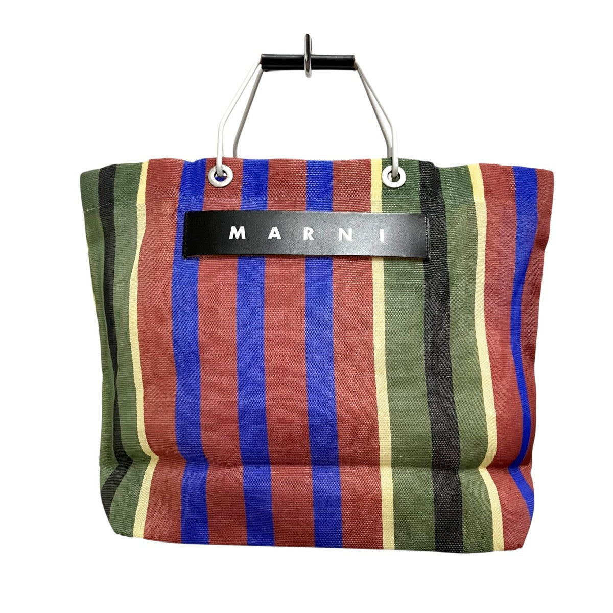 MARNI マーケット ストライプ バッグトートバッグ 古着・中古-1枚目のアイテム画像